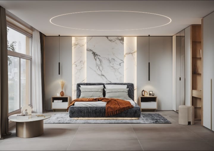 Luxury bedroom concept