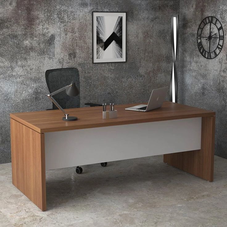 Work desk and office wall finish